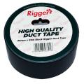 RIGGER Duct Tape Black 48mm x 25 MT ( 18 Pack )