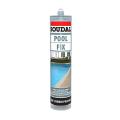 SOUDAL Pool Fix Transparent Blue Polymer Hybrid Sealant Adhesive 290ml ( 6 Pack )