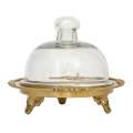 Butter Dish - Mini Dome Brass