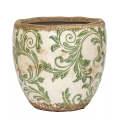 Ceramic Planter - Greens Med 14cm