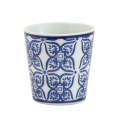 Ceramic Tumbler - Moroccan Blue & White