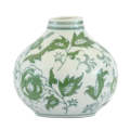 Ceramic Vase - Greens Short 10cm