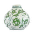 Ceramic Vase - Greens Short 10cm