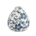 Ceramic Vase - Small Blue & White