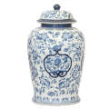 Ginger Jar - Blue & White Garden 42cm