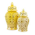 Ginger Jar - Yellow Pearlescent 45cm