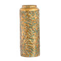 Metal Vase - Bronze Cylinder 48cm