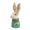 Ornament - Bunny Bust Pink Ribbon