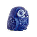 Owl - Ceramic Deep Blue & White