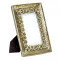 Picture Frame - Silver Antique Roses
