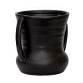 Planter - Ceramic Handled Vase Ebony