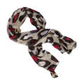 Scarf -  Spotted Leopard Red