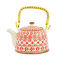 Teapot - Red Patterned