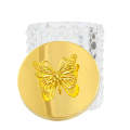 Trinket Box - Golden Butterfly Lid 12cm