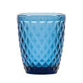 Drinking Glass - Diamonds Blue Tumbler 225ml