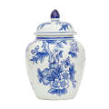 Ginger Jar - Blue & White Blossoms 26cm