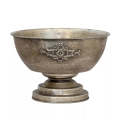 Metal Vase - Silver Large Pot