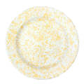 Plate - Enamel Speckled Yellow 26.5cm