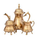Tea Set - Brass 3-Piece for Two