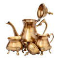 Tea Set - Brass 3-Piece for Two