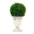 Metal Vase - White Urn (Vase Only)