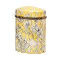 Ceramic Box - Yellow Oval Box