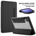 For Samsung Galaxy Tab A7 10.4 (2020) Acrylic + TPU Horizontal Flip Smart Leather Case with Three...