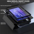 For Samsung Galaxy Tab A7 10.4 (2020) Acrylic + TPU Horizontal Flip Smart Leather Case with Three...