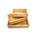 Storage Box Set  Wooden (Varnished Pine)
