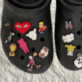 Shoe charms, Hearts & Flowers Set -11 Piece, fashion accessories