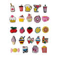 Shoe charms, Snack Attack Set - 24 Piece, fashion accessories
