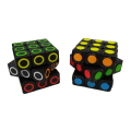 Magic 3D Puzzle Cubes Black - 2 Pack