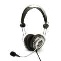 Genius HS-04SU Wired Headset with Noise Cancelling Mic Silver 31710045100