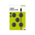 Goobay Cable Management 1-slot 5-piece Set Black 95040