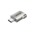 Unitek A1025GNI Type-C to Type-A OTG Adapter Silver