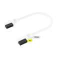 Corsair iCUE 135mm with Slim 90 Connectors Link Cable White 2-pack