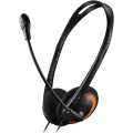 CanyonHS-01 WiredHeadset with Microphone Black and OrangeCNS-CHS01BO
