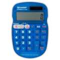 Sharp EL-S25BBL Twin Power Math Quiz 10-digit Display Calculator Blue