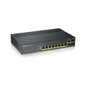 Zyxel GS1920 8-port Gigabit Ethernet 10/100/1000 Smart Managed PoE Switch GS1920-8HPV2
