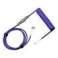 Cooler Master Type-C Coiled Cable Blue Purple KB-CLZ1