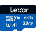 Lexar 32GB High Performance 633x MicroSDHC Memory Card LMS0633032G-BNNNG