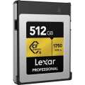 Lexar 512GB Professional CFexpress Type B Memory CardLXCFX10-512