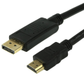 Tuff-Luv 4K Display-Port to HDMI Conversion Cable 3m Black MF2138