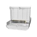 MikroTik netPower 16-Port Gigabit Ethernet Outdoor Switch with PoE Output and 2x SFP+ ports RBCRS318