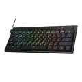Redragon Noctis 61-Key Red Switch RGB Low Profile Gaming Mechanical Keyboard - Black RD-K632-RGB