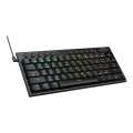 Redragon Noctis Pro 61-Key Red Switch RGB Low Profile Wireless Gaming Mechanical Keyboard - Black RD