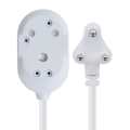 Switched Basics 20m Light Duty BTB Extention Cable 2 x 16A Socket - White SWD-70005-20-WT
