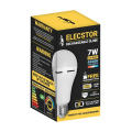 Elecstor A60 E27 7W 1200mah Rechargeable LED Bulb - Cool White TIT-A60-7W-E27CW
