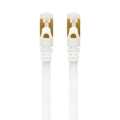 VolkanoX Giga Series 1m Cat 7 Ethernet Cable White with Gold Tips VK-20063-WT