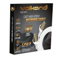 VolkanoX Giga Series 5m Cat 7 Ethernet Cable White with Gold Tips VK-20065-WT